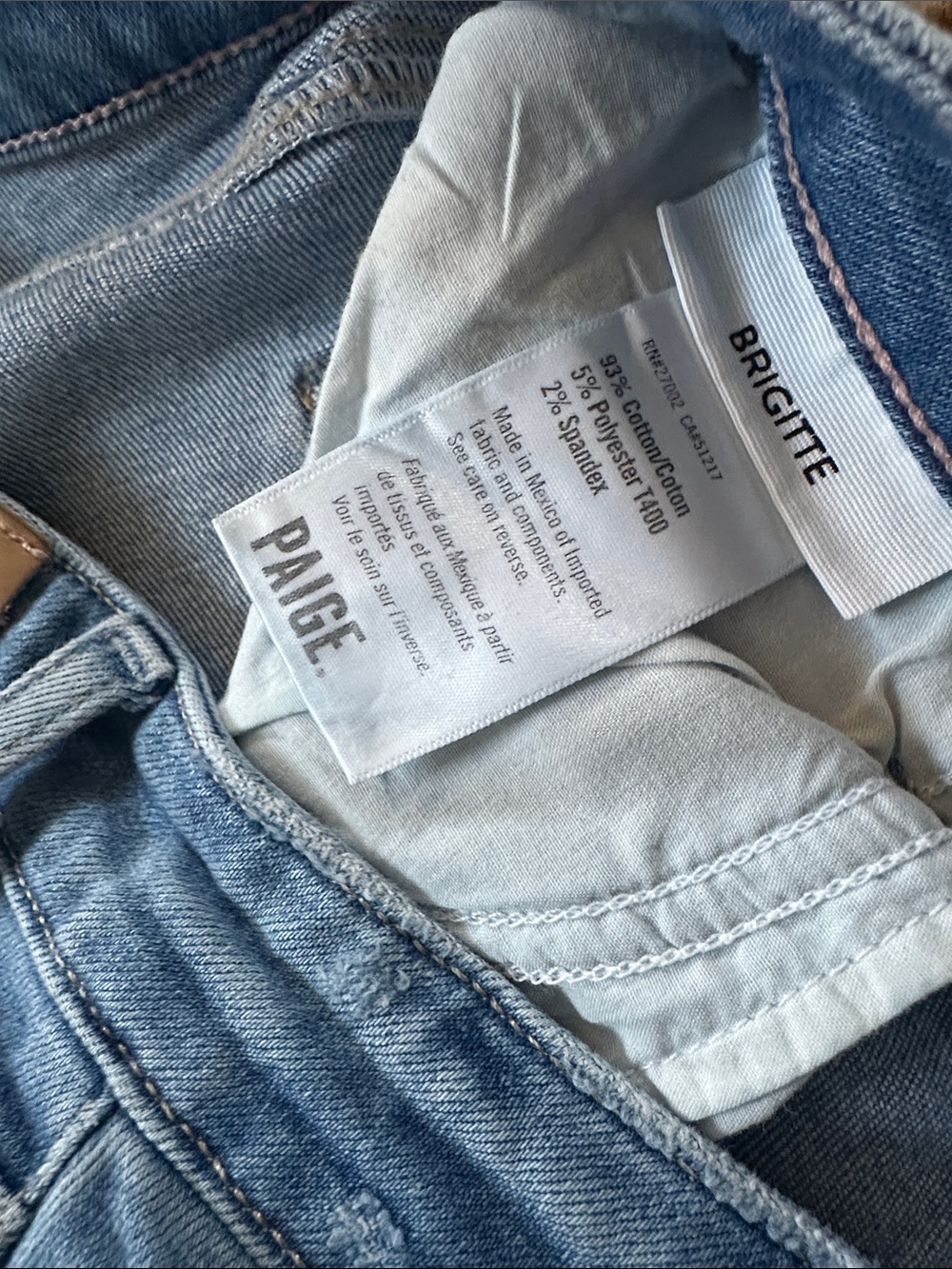 Like New Paige Brigitte jeans size 27 - Picture 9 of 9